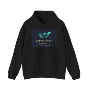 Wescott Trucking logo Hoodie | Company Fleet Apparel, Branded Logo Pullover