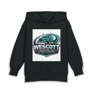 Toddler Hoodie — Wescott Trucking Logo Pullover for Kids